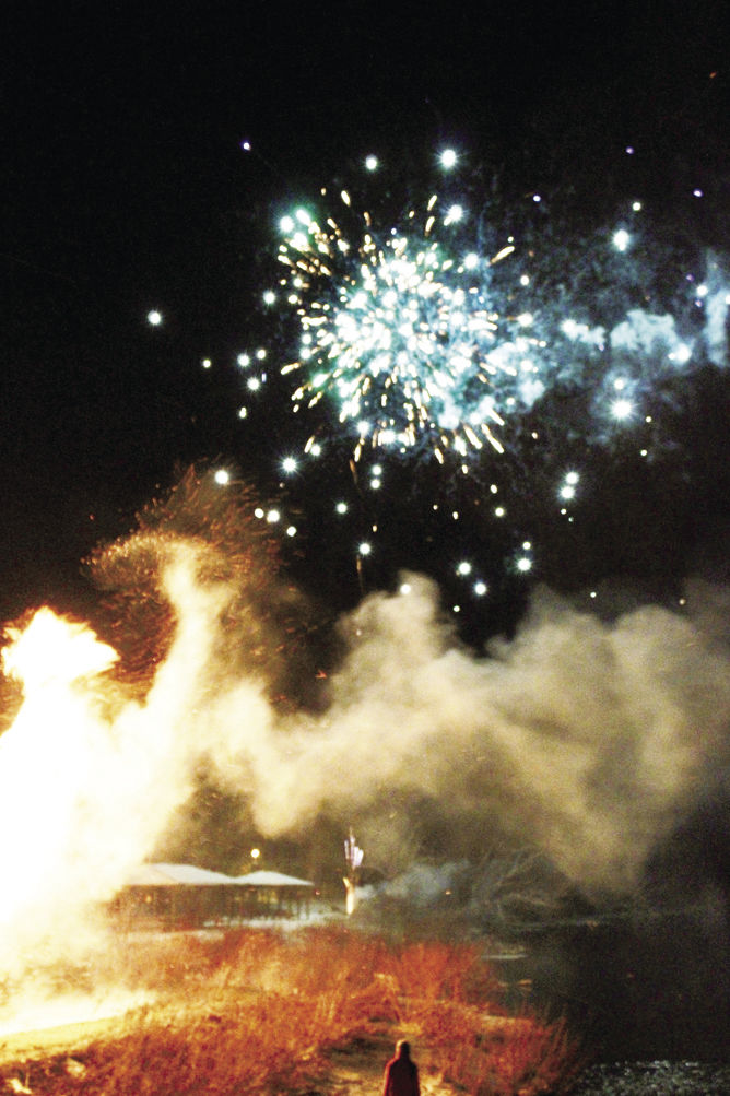 Spartansburg New Year fireworks